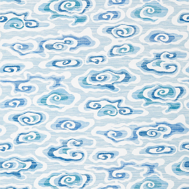 Thibaut Clear Clouds Blue Wallpaper