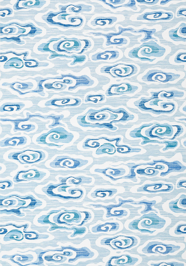 Thibaut CLEAR CLOUDS Blue Wallpaper