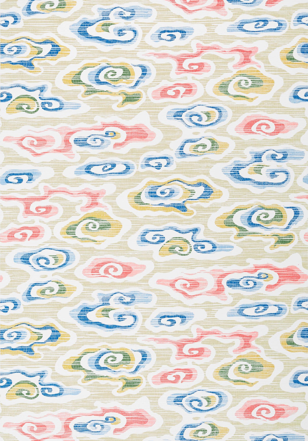 Thibaut CLEAR CLOUDS Multi Wallpaper
