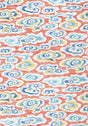 Thibaut CLEAR CLOUDS Coral Wallpaper