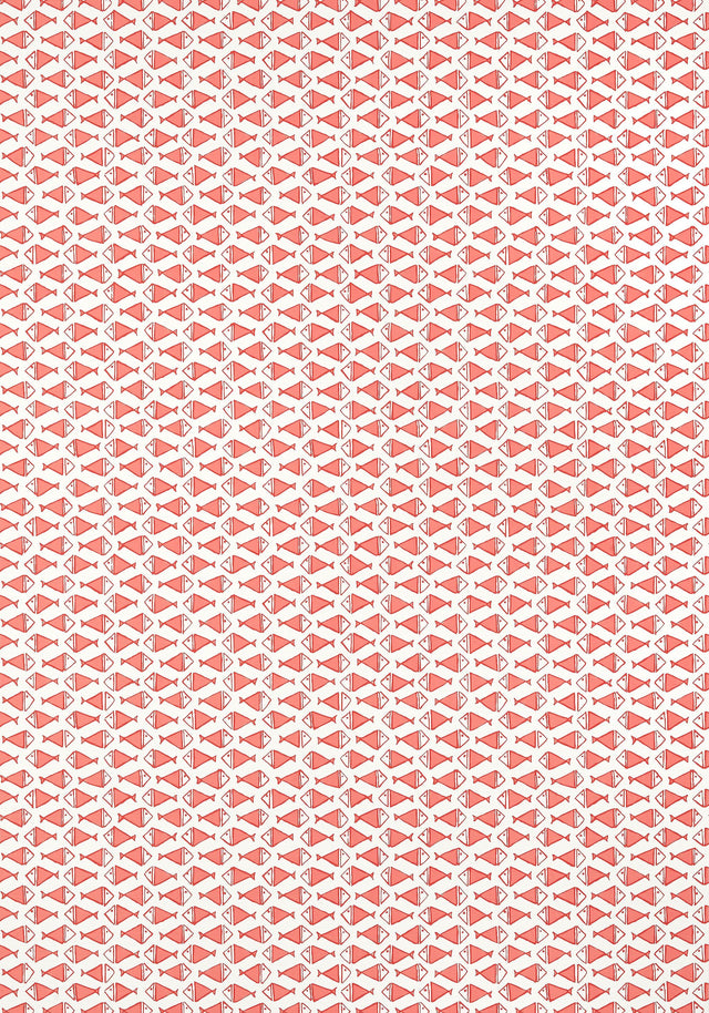 Thibaut PISCES Coral Wallpaper