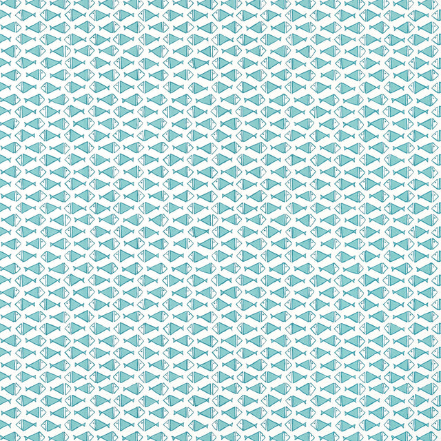 Thibaut Pisces Turquoise Wallpaper