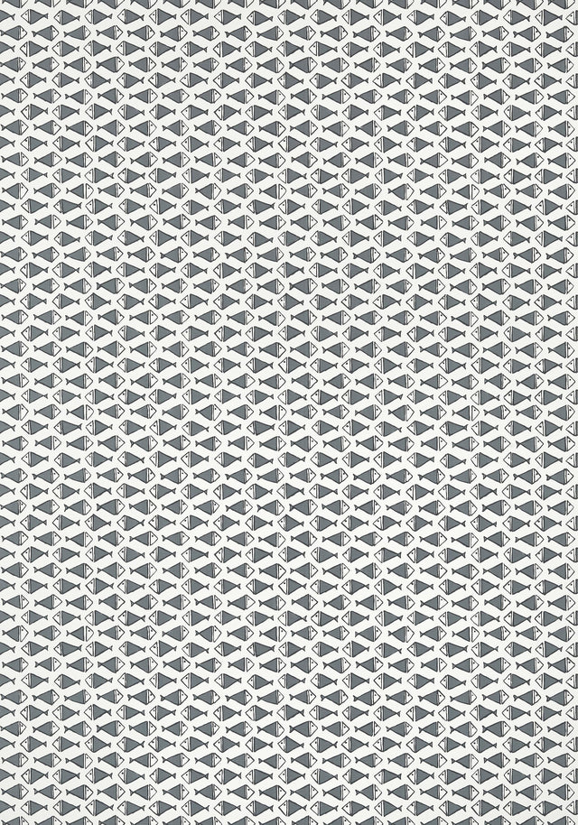Thibaut PISCES Black Wallpaper
