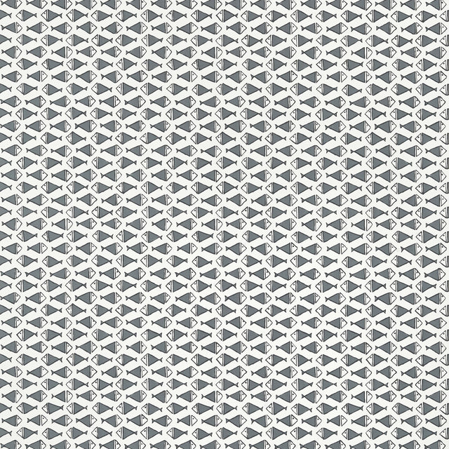 Thibaut Pisces Black Wallpaper
