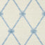 Thibaut Turnberry Trellis Beige And Blue Wallpaper
