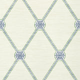 Thibaut Turnberry Trellis Beige And Green Wallpaper