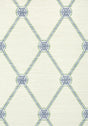 Thibaut TURNBERRY TRELLIS Beige and Green Wallpaper