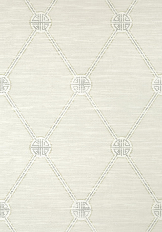 Thibaut TURNBERRY TRELLIS Neutral Wallpaper
