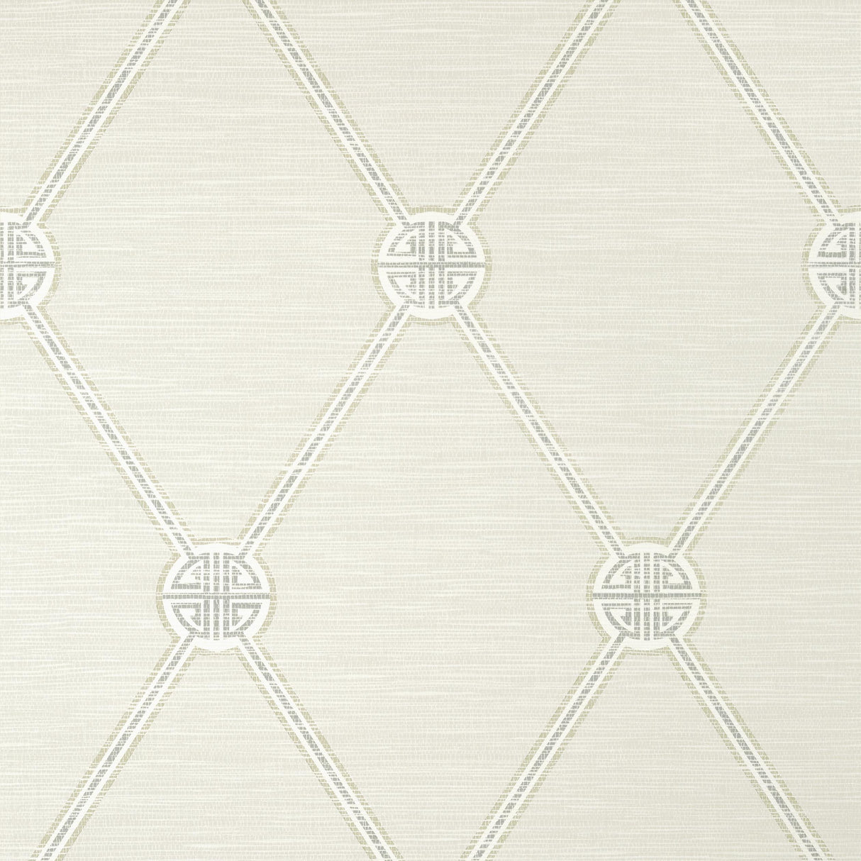 Thibaut Turnberry Trellis Neutral Wallpaper