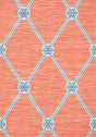 Thibaut TURNBERRY TRELLIS Coral Wallpaper