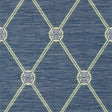 Thibaut Turnberry Trellis Navy Wallpaper