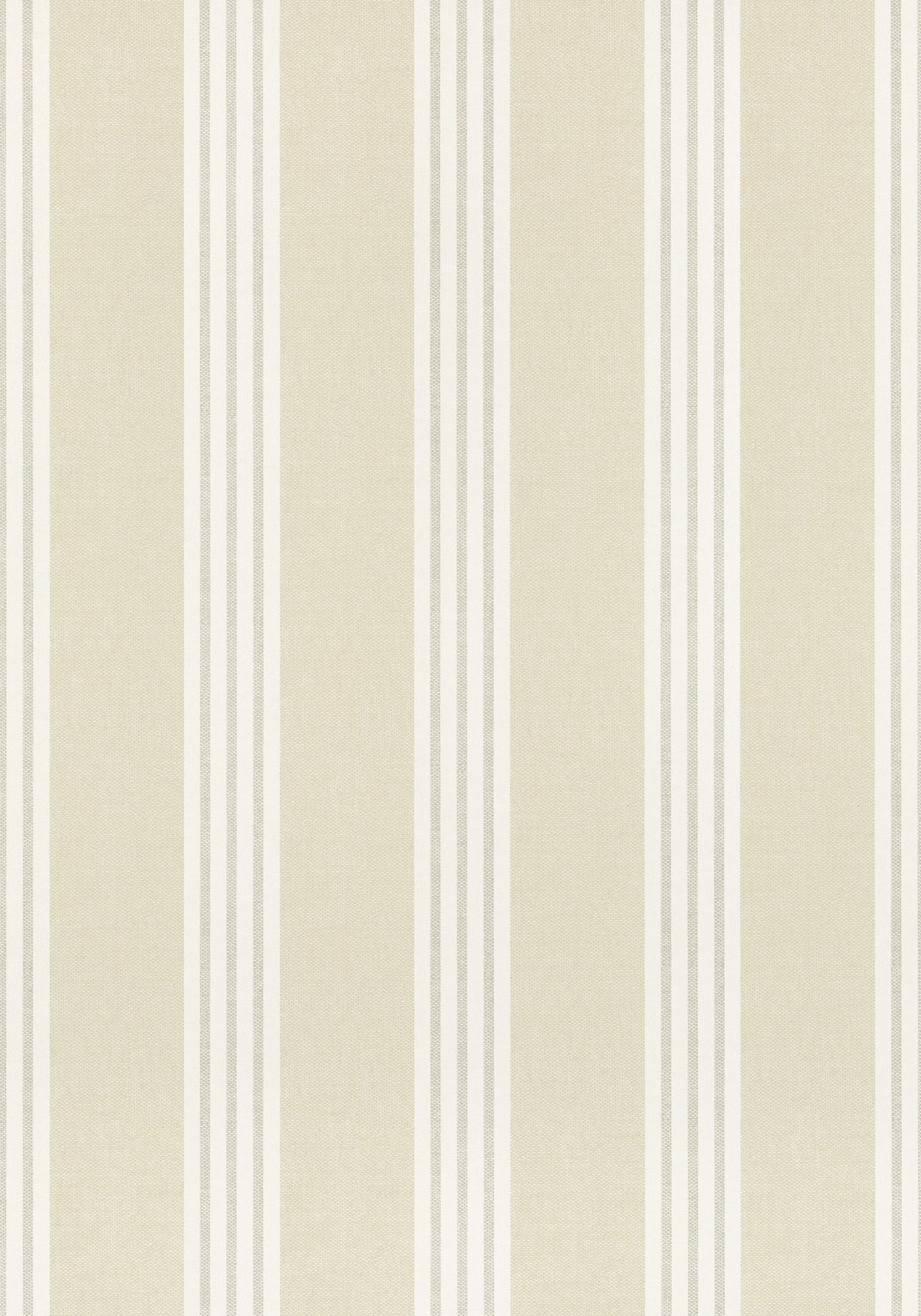 Thibaut CANVAS STRIPE Beige Wallpaper