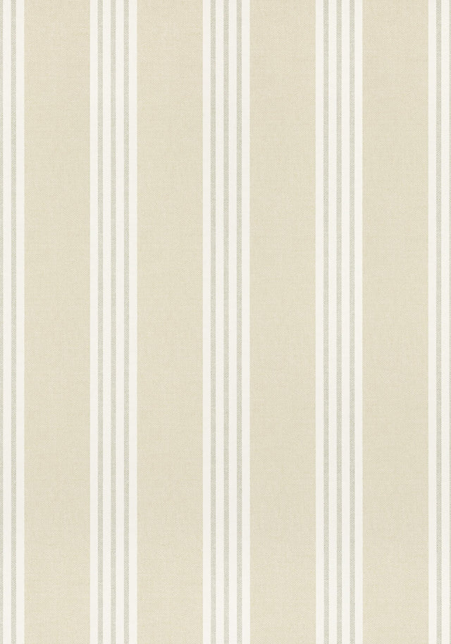Thibaut CANVAS STRIPE Beige Wallpaper