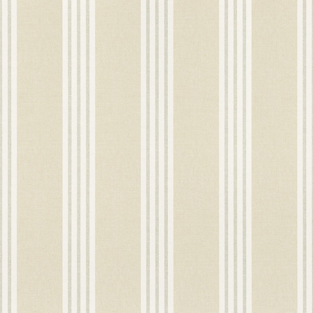 Thibaut Canvas Stripe Beige Wallpaper