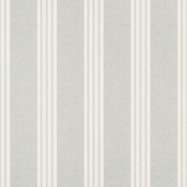 Thibaut Canvas Stripe Grey Wallpaper