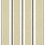 Thibaut Canvas Stripe Black Wallpaper
