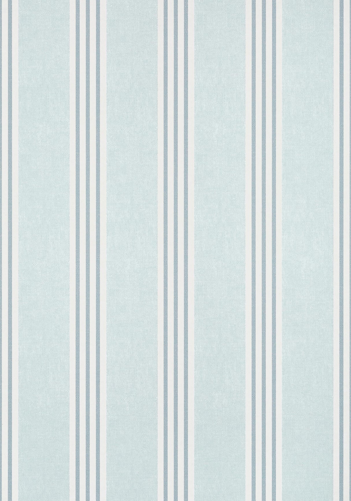 Thibaut CANVAS STRIPE Spa Blue Wallpaper