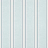 Thibaut Canvas Stripe Spa Blue Wallpaper