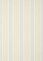 Thibaut CANVAS STRIPE Spa Blue and Beige Wallpaper