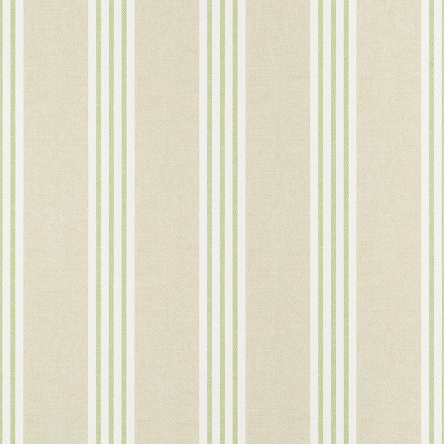 Thibaut Canvas Stripe Green Wallpaper