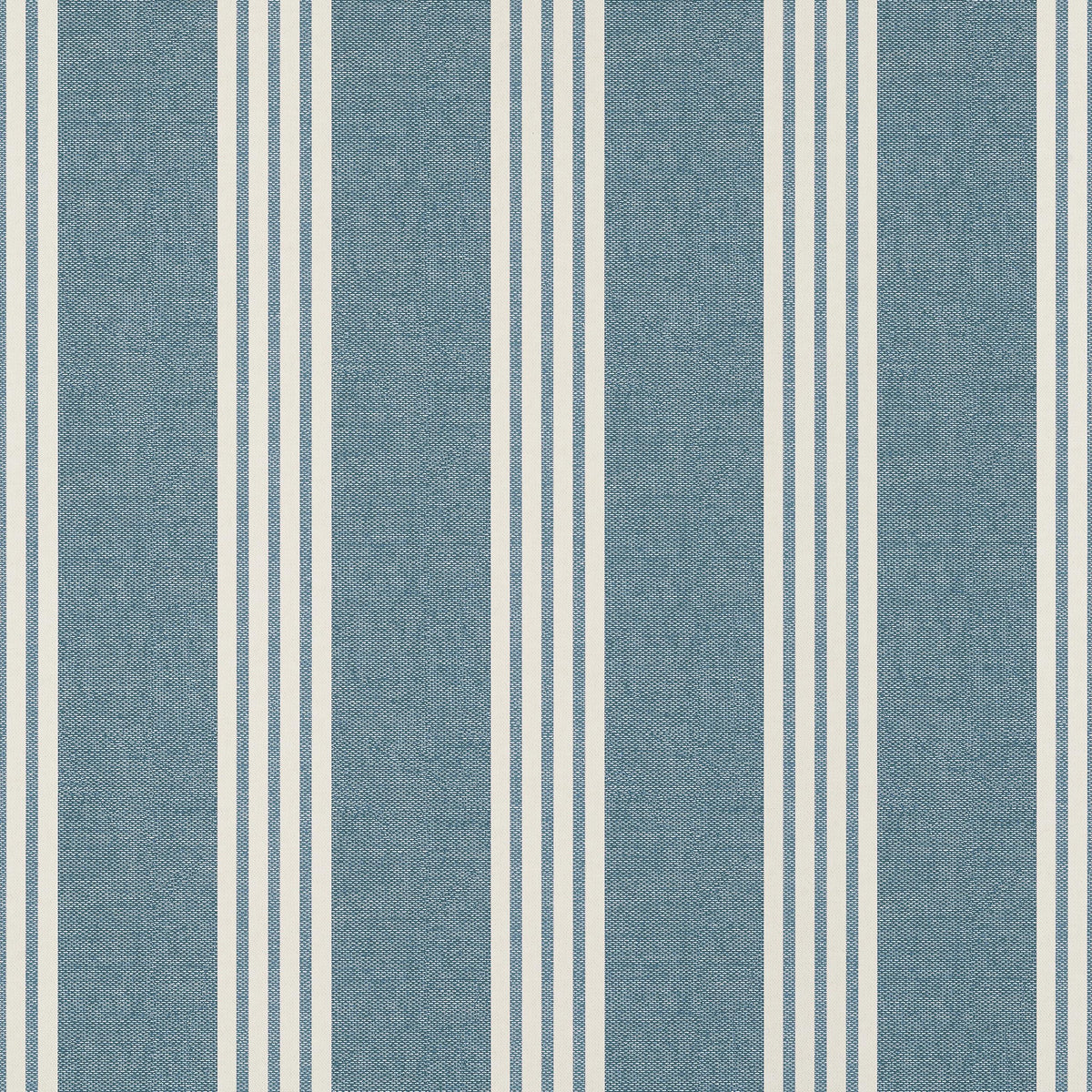 Thibaut Canvas Stripe Navy Wallpaper
