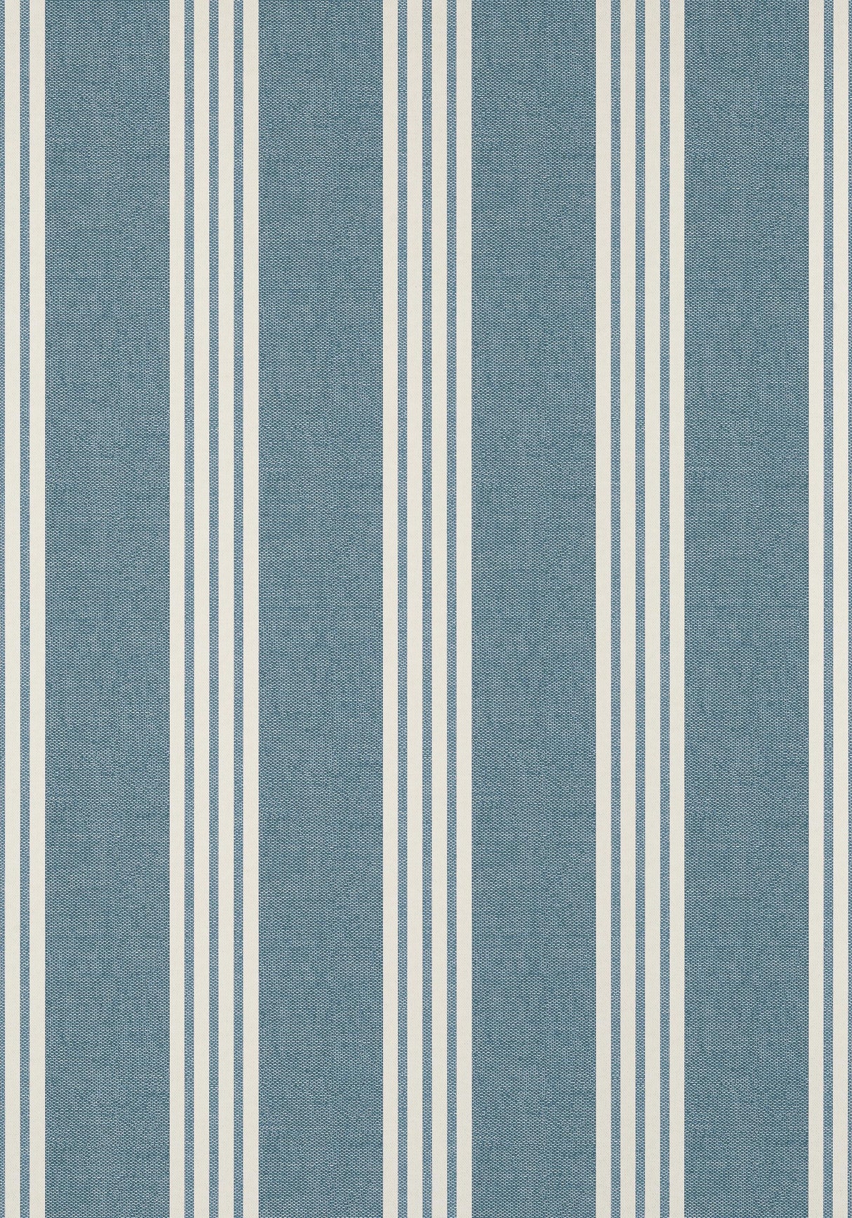 Thibaut CANVAS STRIPE Navy Wallpaper