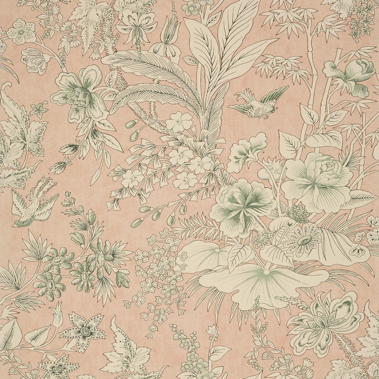 Thibaut Rosalind Blush Wallpaper
