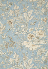 Thibaut ROSALIND Spa Blue Wallpaper