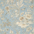 Thibaut Rosalind Spa Blue Wallpaper