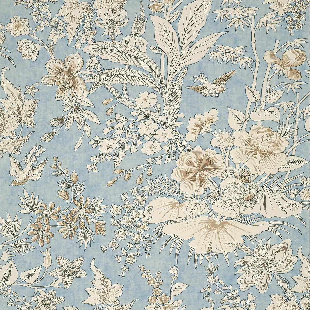 Thibaut Rosalind Spa Blue Wallpaper
