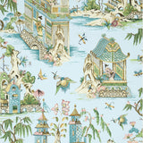 Thibaut Grand Palace Spa Blue Wallpaper