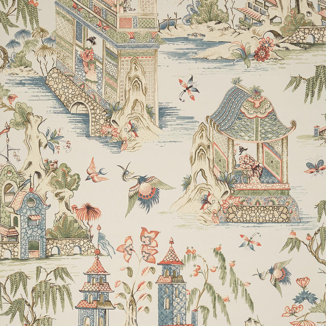 Thibaut Grand Palace Taupe Wallpaper