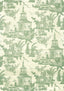Thibaut EMPRESS COURT Green Wallpaper