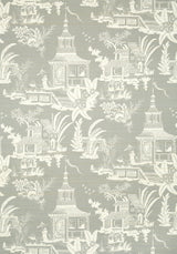 Thibaut EMPRESS COURT Grey Wallpaper