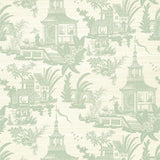 Thibaut Empress Court Mist Wallpaper
