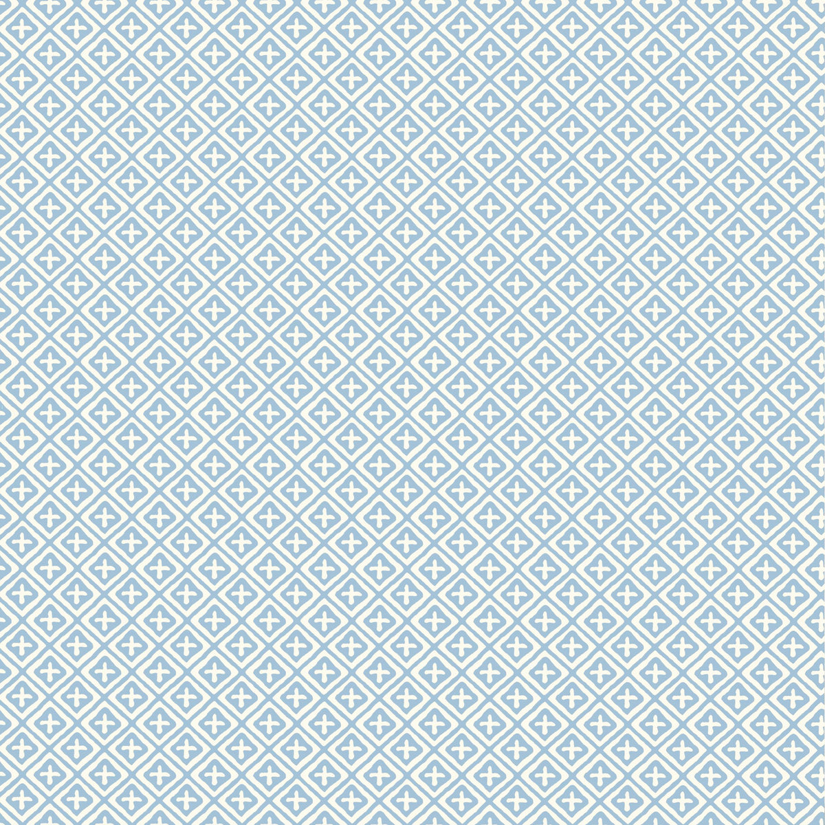 Thibaut Holiday Trellis Blue Wallpaper