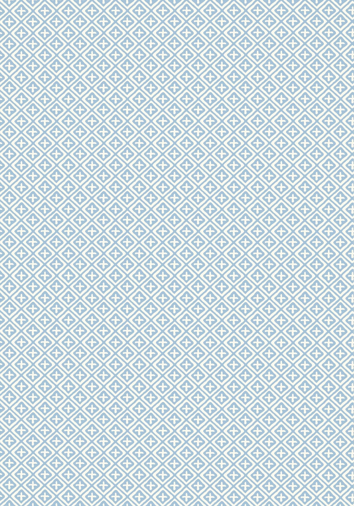 Thibaut HOLIDAY TRELLIS Blue Wallpaper