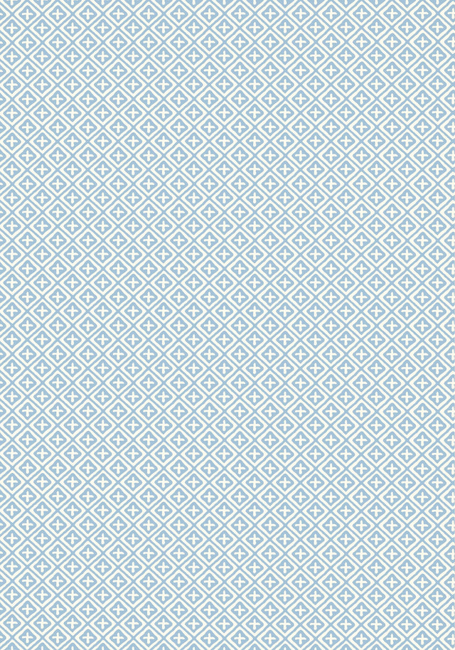 Thibaut HOLIDAY TRELLIS Blue Wallpaper