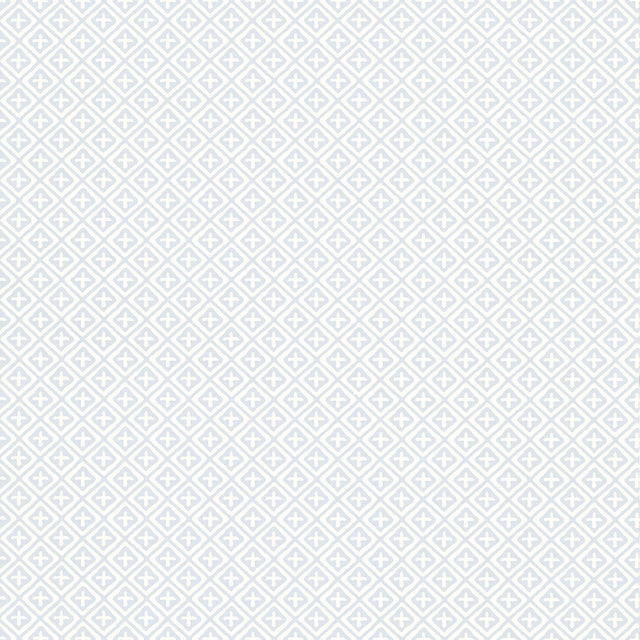 Thibaut Holiday Trellis Spa Blue Wallpaper