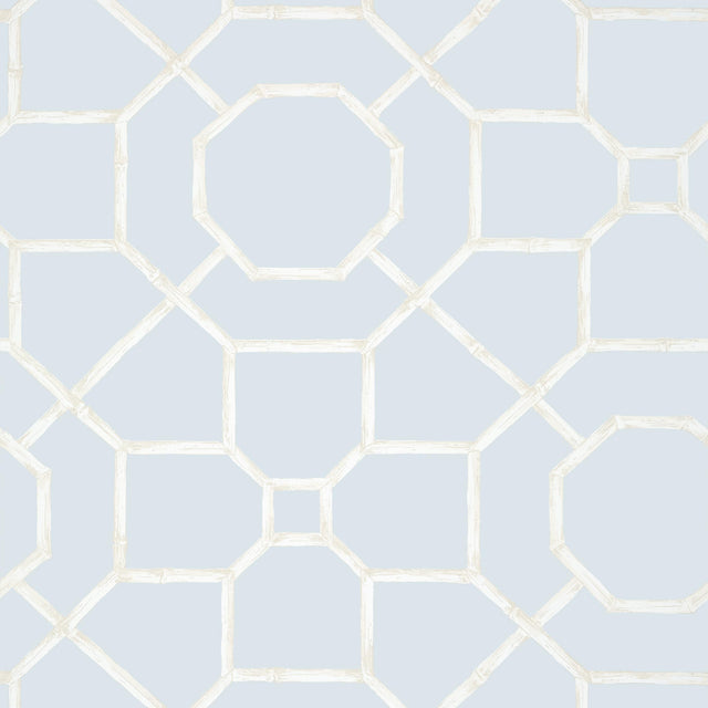 Thibaut Arbor Spa Blue Wallpaper