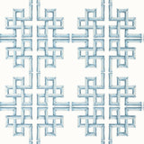 Thibaut Boca Bamboo Spa Blue Wallpaper