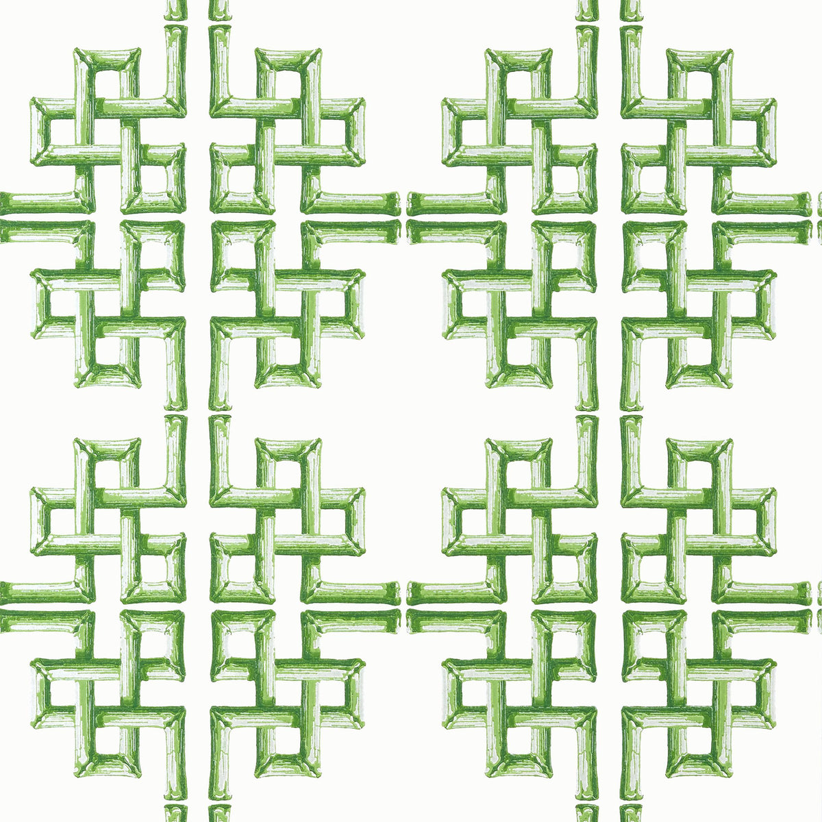 Thibaut Boca Bamboo Green Wallpaper