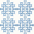 Thibaut BOCA BAMBOO Blue Wallpaper