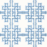 Thibaut BOCA BAMBOO Blue Wallpaper