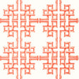 Thibaut Boca Bamboo Coral Wallpaper