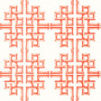 Thibaut BOCA BAMBOO Coral Wallpaper