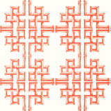 Thibaut BOCA BAMBOO Coral Wallpaper