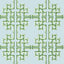 Thibaut Boca Bamboo Green And Blue Wallpaper