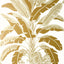 Thibaut BANANA TREE Metallic Gold Wallpaper