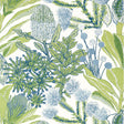 Thibaut PROTEA Green and Blue Wallpaper